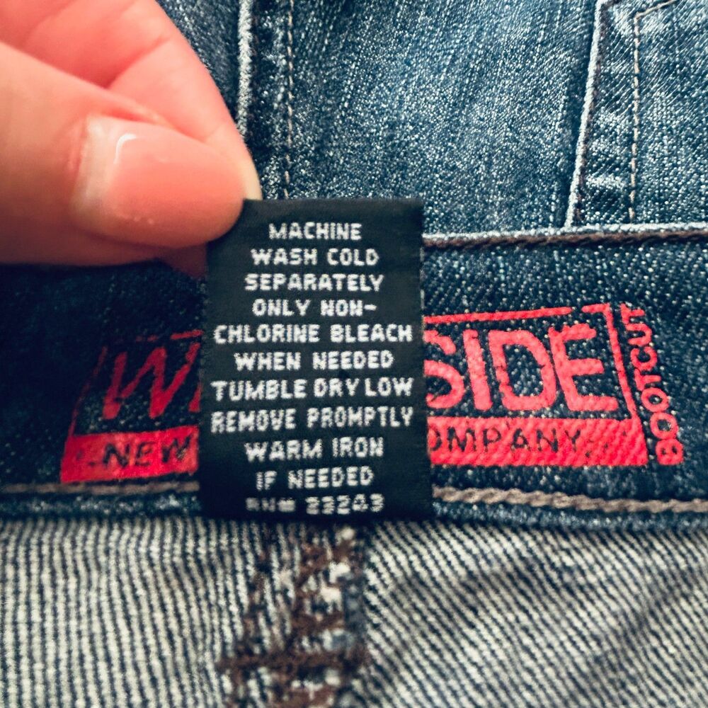 New York and Co Jeans 10 TALL West Side Boot Cut Stretch Denim Mid Rise - Picture 6 of 7